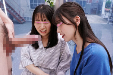 顔出しMM号 女子大生限定 ザ・マジックミラー 仲良し女友達2人組が協力してノーハンドフェラ早抜きチャレンジ！お口と舌だけで舐めてしゃぶってザーメン抜き！タイムアップで罰ゲームのデカチン即ハメ4P！【全員中出し】｜dvmm00160