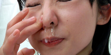 美女の高粘度鼻水鑑賞｜evis00608